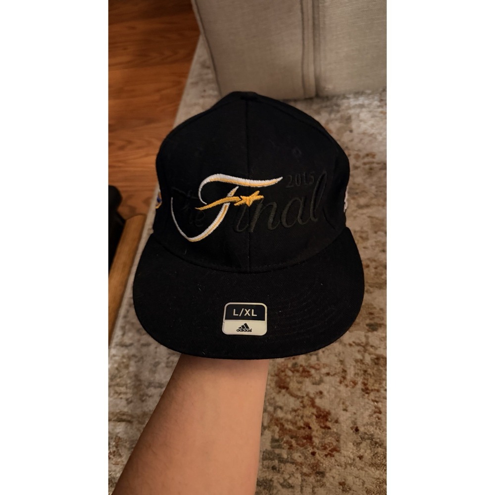 Golden State Warriors Finals Hat S/M New Black